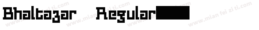Bhaltazar Regular字体转换